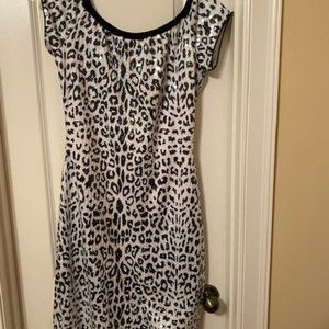 Morton Myles Leopard Sequins Dress